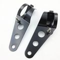 Dyna Fatboys Softails Sportsters Black Fork Tube Side-mount Headlight Brackets B00ywcdwma 