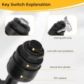 M Mati Ignition Key Switch 5wires For Kawasaki Mule 600 610 2005-2016 4000 4010 Diesel 2009-2020 27005-0011 27005-0625