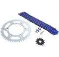 2005-2014 Fits Yamaha Yz125 520-114l Blue O Ring Chain Sprocket Silvers 13 50