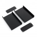 80x50x20mm Aluminum Electric Project Box Enclosure Instrument Case Junction Black