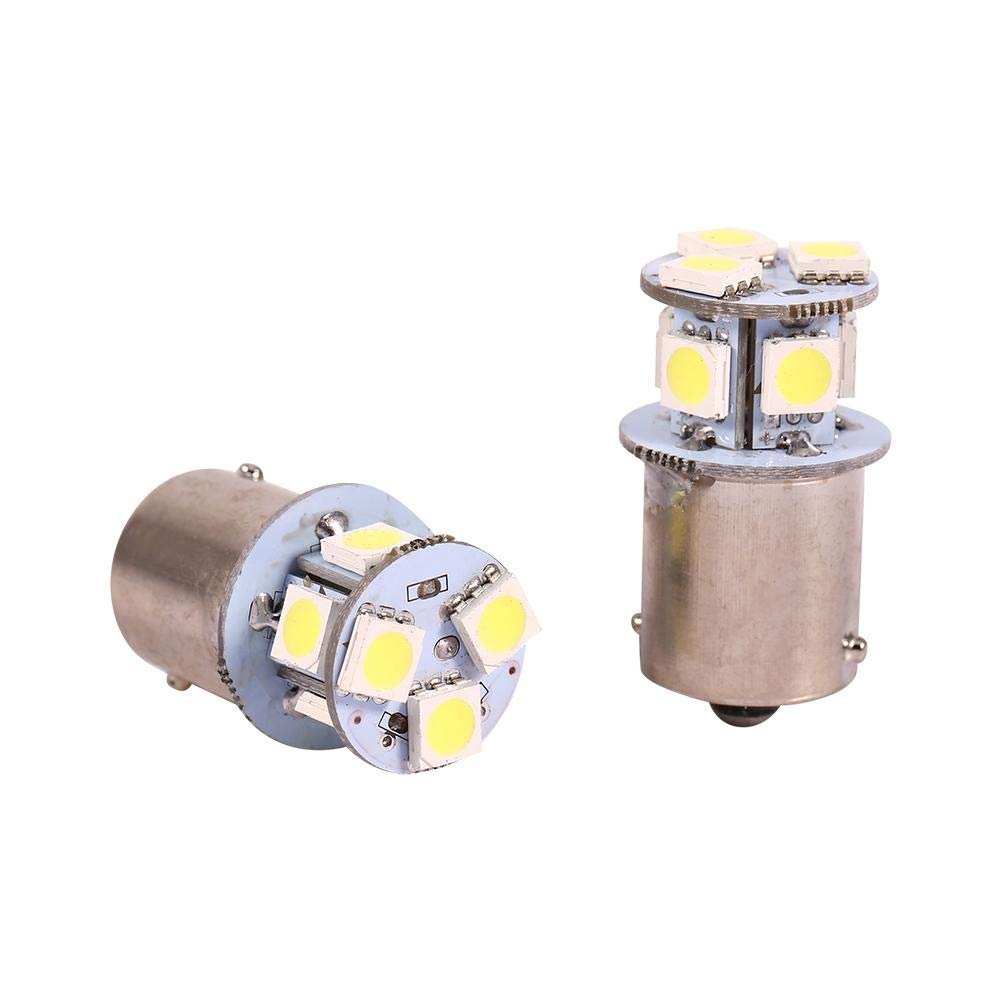 2pcs Parking Light Bulb Stop Led Brake Lights R5w 1156 5050-8smd