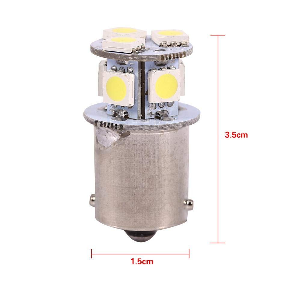 2pcs Parking Light Bulb Stop Led Brake Lights R5w 1156 5050-8smd