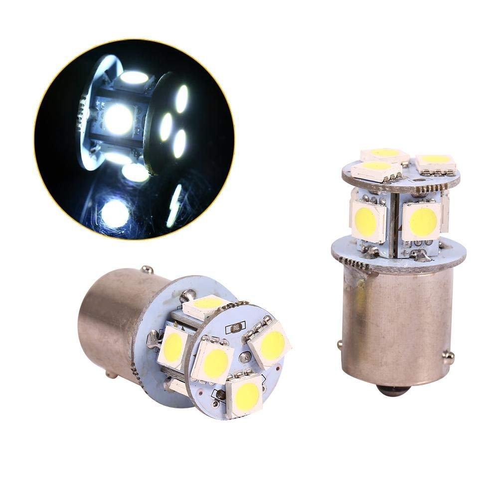 2pcs Parking Light Bulb Stop Led Brake Lights R5w 1156 5050-8smd