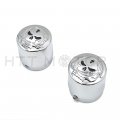 Httmt For H-d Softail Dyna V-rod Sportster Skull Front Axle Nut Cover Cap 29mm P N Mt248-006-cd-new