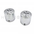 Httmt For H-d Softail Dyna V-rod Sportster Skull Front Axle Nut Cover Cap 29mm P N Mt248-006-cd-new