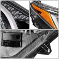 Auto Dynasty To2503247 Oe Style Black Housing Passenger Right Side Projector Headlight Lamp For Toyota Rav4 16-18