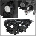 Auto Dynasty To2503247 Oe Style Black Housing Passenger Right Side Projector Headlight Lamp For Toyota Rav4 16-18