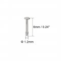 Uxcell Small Tiny Hardware Nails Carbon Steel 1 2x6mm Dxl For Diy Decorative Wooden Boxes Accessories Silver Tone 1000pcs