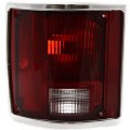 Tail Light Assembly Driver Side For Gmc Jimmy 1990 1991 Full Fleetside Replacement Gm2806901 370867 Clear And Red Lens With 
