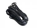 Superatv 50 Ft Synthetic Winch Rope Replacement For 3500 Lb Black 