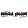 Topteng Pair Front Bumper Fog Light Cover Grill Grille 8xa807681b 8xa807682b For Audi A1 8x Standard Version 2014 12-2018 12
