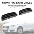 Topteng Pair Front Bumper Fog Light Cover Grill Grille 8xa807681b 8xa807682b For Audi A1 8x Standard Version 2014 12-2018 12
