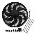 Demotor Performance 16 Heavy Duty Radiator Electric Wide Curved Blade Fan 3000 Cfm Reversible 