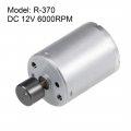 Uxcell Vibration Motor Strong Power For Massager Dc 12v 6000rpm Round Vibrating Wheel 46x24 2mm