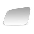 Factory Style Flat Side View Mirror Glass Lens Compatible With Lincoln Continental 1988-1994 Driver Left Silver Reflective