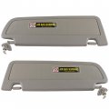 Iamauto 70594 Left Driver And Right Passenger Side Clear Gray Sun Visors Pair For Honda Civic 2006 2007 2008 Pair
