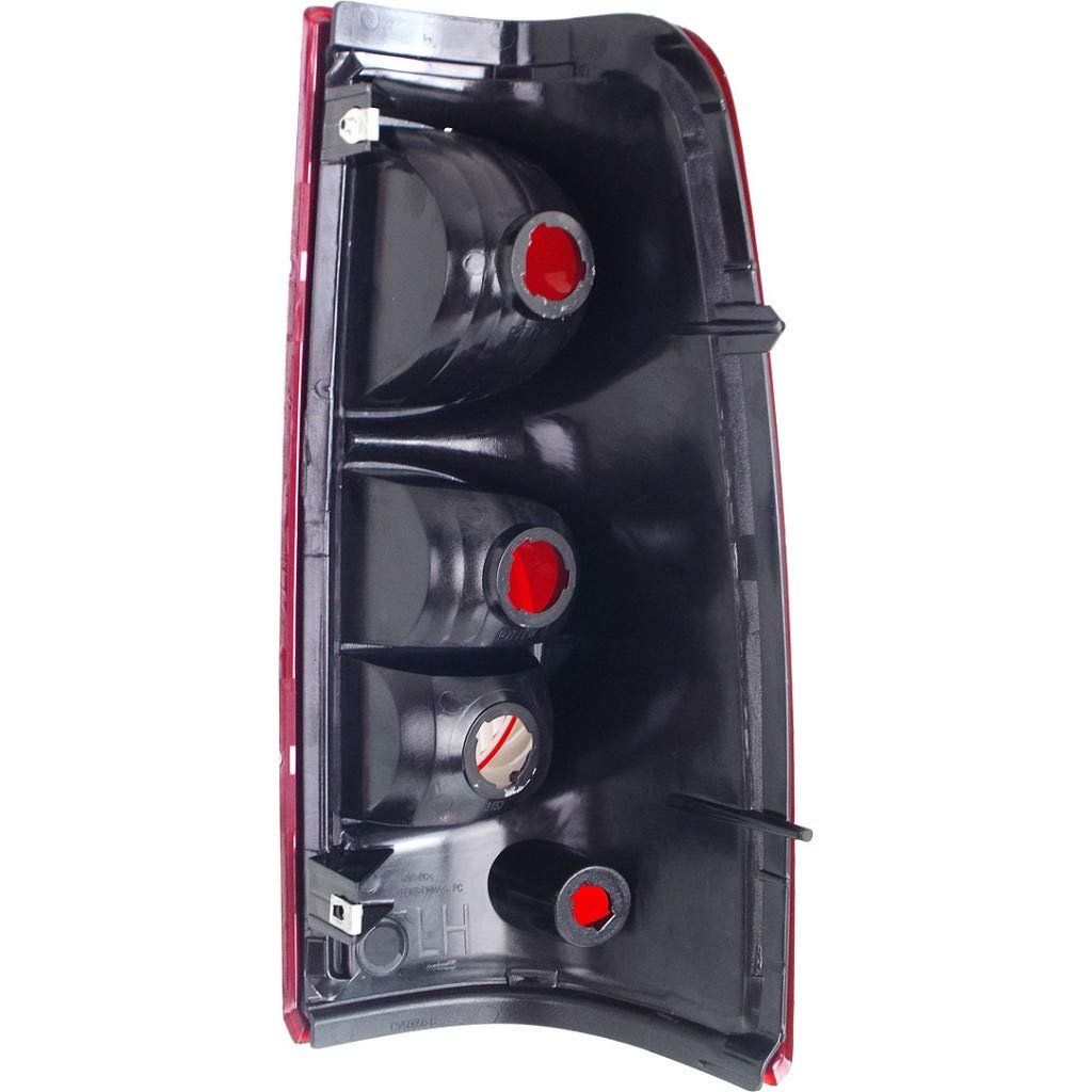 Chevy Silverado 1500 2500 Tail Light Assembly 2003 Driver Side Fleetside Halogen Clear And Red Lens Gm2800161 19169002