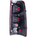 Chevy Silverado 1500 2500 Tail Light Assembly 2003 Driver Side Fleetside Halogen Clear And Red Lens Gm2800161 19169002