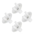 4pcs Air Conditioner Drain Hose Connector Elbow Fitting With Rubber Rings For Mini-split Units And Window Ac Unit 25mm White 