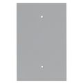 Glassalike Blank Acrylic Mirror Switch Plate With Screw Holes 