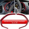 E-cowlboy Carbon Fiber Side Meter Dashboard Panel Frame Cover Trim For Chevrolet Corvette C7 Z06 Z51 Zr1 Stingray Grand Sport