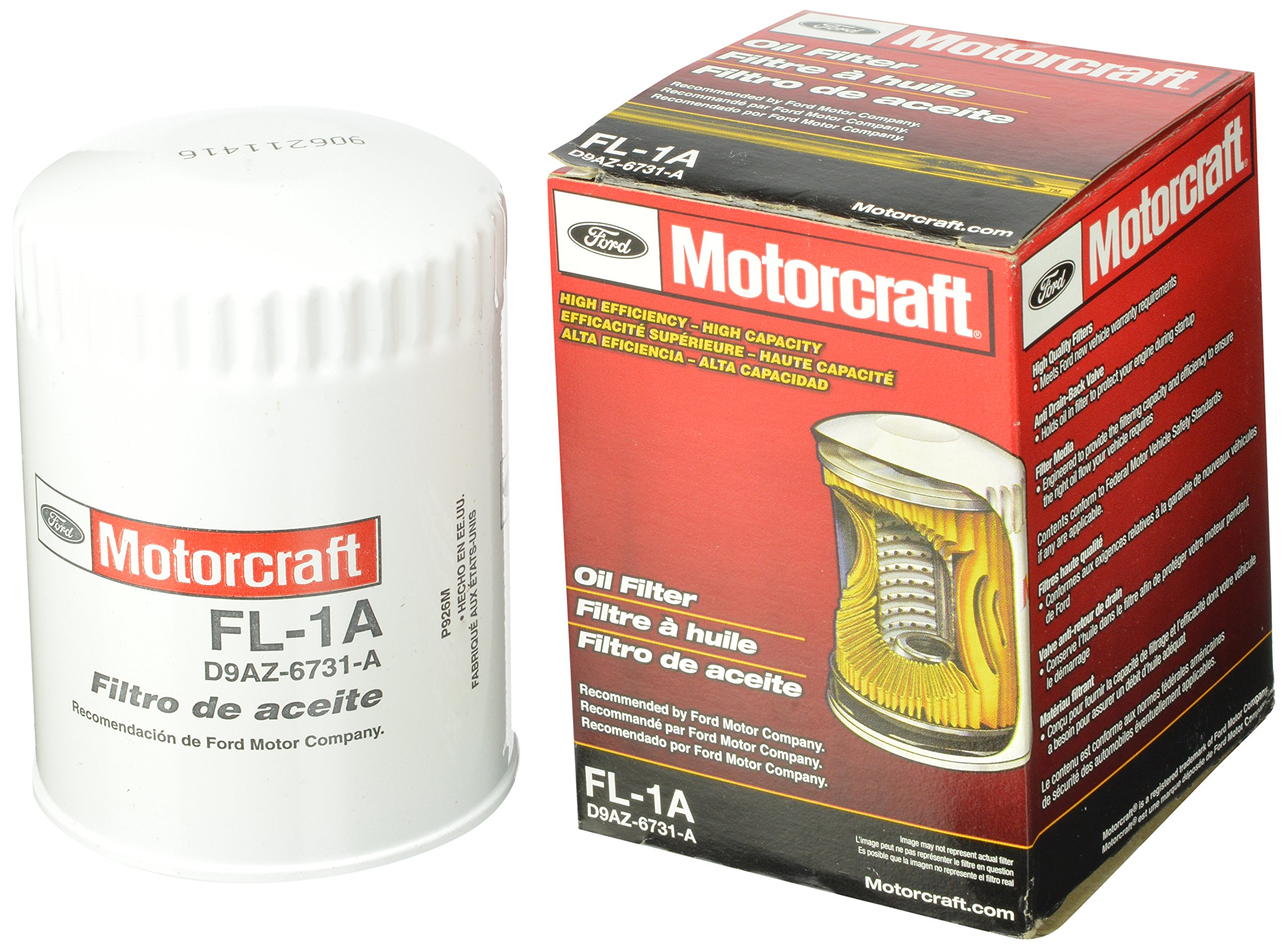 Motorcraft Fl1a Oil Filter