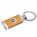 Ipick Image Made For Ram Roundel Logo In White On Maple Wood Chrome Metal Trim Key Chain