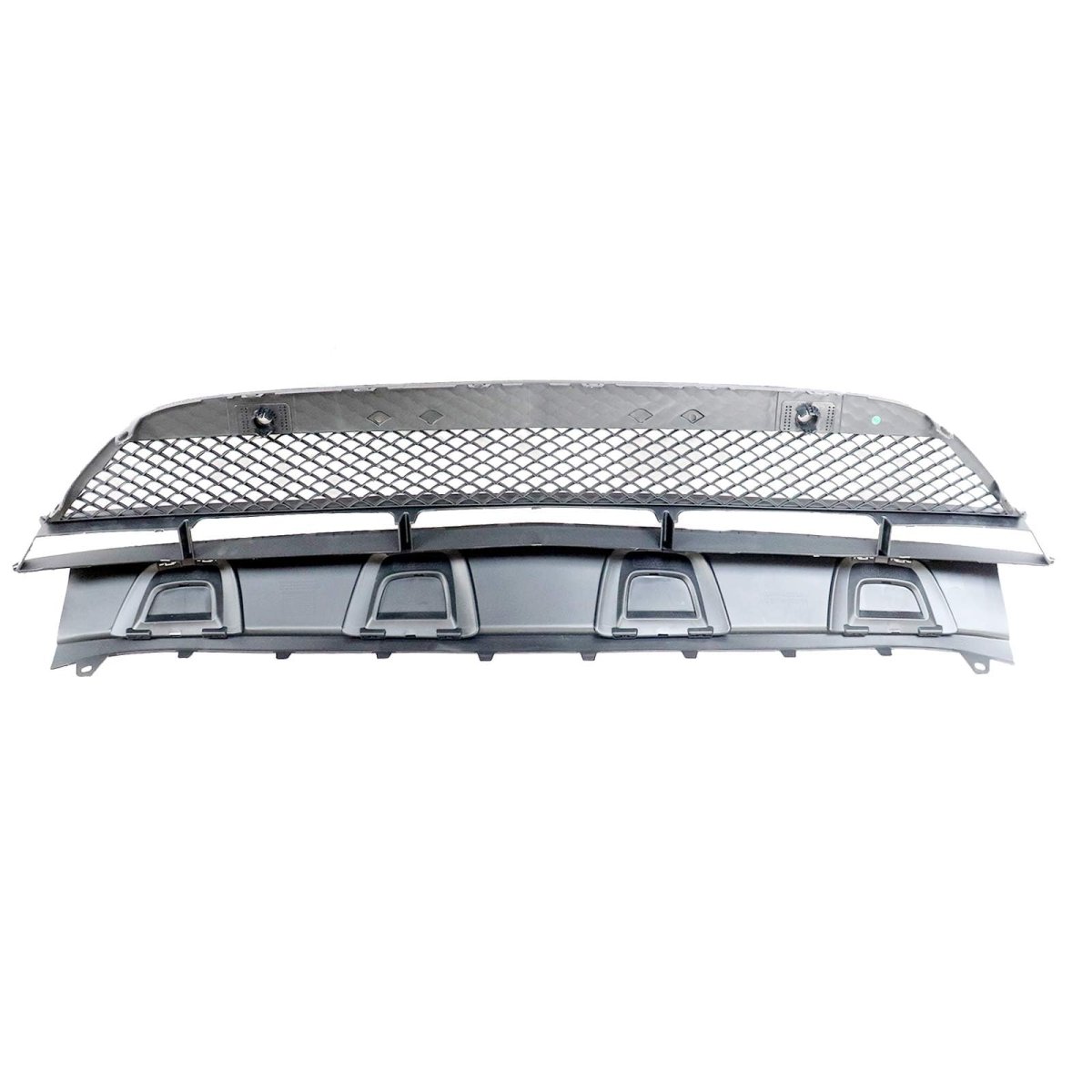 Front Lower Bumper Cover Grille Valance For Mercedes-benz Glc300 43amg 2016 2017 2018 2019 Chrome Finish Replace 2538852400