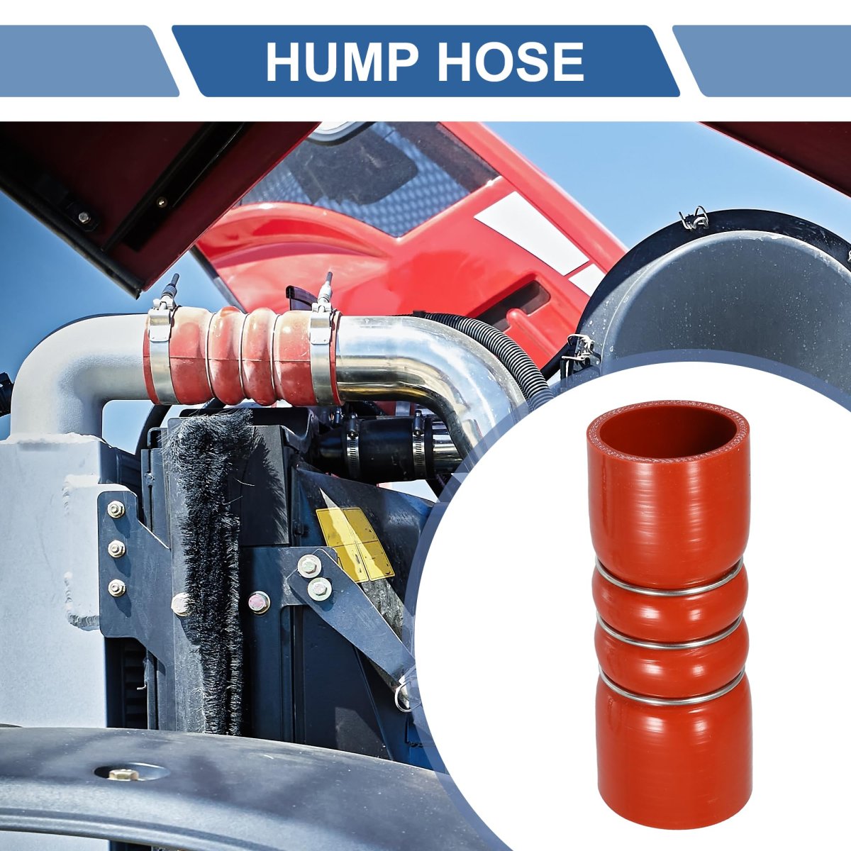 1 Set 51mm 2 01 152mm 5 98 Length Red Car Silicone Hose With Clamps Hump Coolant Universaset 51mm 2 01 152mm 5 98 Length Red