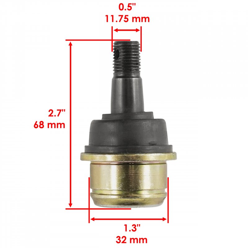 Front Upper And Lower Ball Joints For Honda Rancher 420 Trx420fe Trx350 Trx400 Trx420 Lh Rh 4x Kit