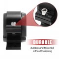 X Autohaux Car Oil Fuel Gas Pump Mounting Bracket 46mm Single Clamp Cradle Aluminum Alloy Black