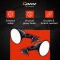 Black Gt Side Fender Mount Mirrors For Datsun 240z 260z 280z 510 Universal Fit Rearview Blind Spot Abs Plastic Exterior