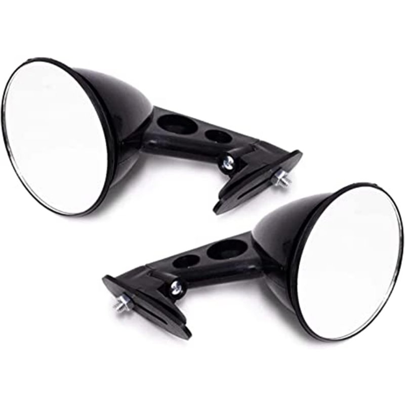 Black Gt Side Fender Mount Mirrors For Datsun 240z 260z 280z 510 Universal Fit Rearview Blind Spot Abs Plastic Exterior