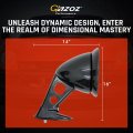 Black Gt Side Fender Mount Mirrors For Datsun 240z 260z 280z 510 Universal Fit Rearview Blind Spot Abs Plastic Exterior