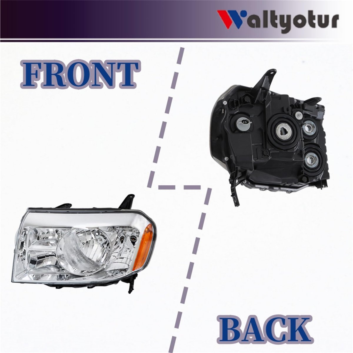 Headlight Assembly Replacement For Pilot 2009 2010 2011 Driver Side Left Halogen Lighting Clear Lens Chrome Housing 33150szaa01