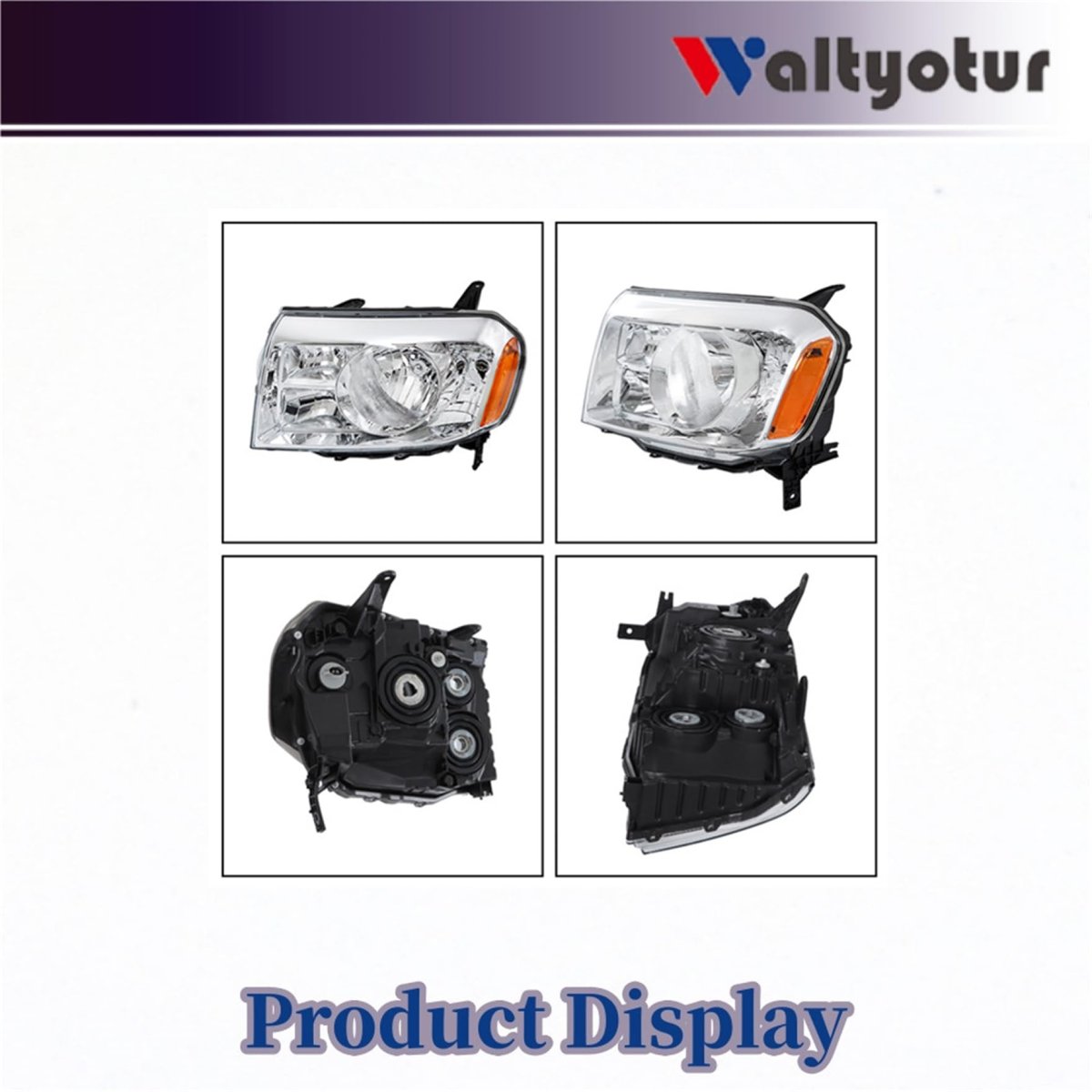 Headlight Assembly Replacement For Pilot 2009 2010 2011 Driver Side Left Halogen Lighting Clear Lens Chrome Housing 33150szaa01