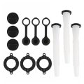 3 Set Gas Can Spout Replacement Kit Includes Pour Nozzle Stopper Cap Gaskets Rear Vent Update Old Style Plastic Fuel Diesel