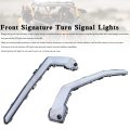 Front Signature Turn Signal Lights For Can Am Maverick X3 R 4x4 Xds Xrs Turbo Dps 2017-2023 Max R