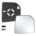 Uxcell Car Left Driver Side Heated Mirror Glass Replacement W Backing Plate Ford F-150 2015-2018 For F-250 F-350 F-450 F-550