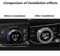 Hailwh Fit For Audi Q5 2017-2020 Bling Accessories Multimedia Air Conditioning Central Control Knob Rhinestone Decal Cover