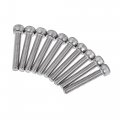 Uxcell 8-32x1 Hex Socket Head Cap Screw Bolts 304 Stainless Steel Polished 25pcs