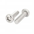 Uxcell M4x14mm 316 Stainless Steel Pan Head Torx Socket Cap Security Screw 15pcs