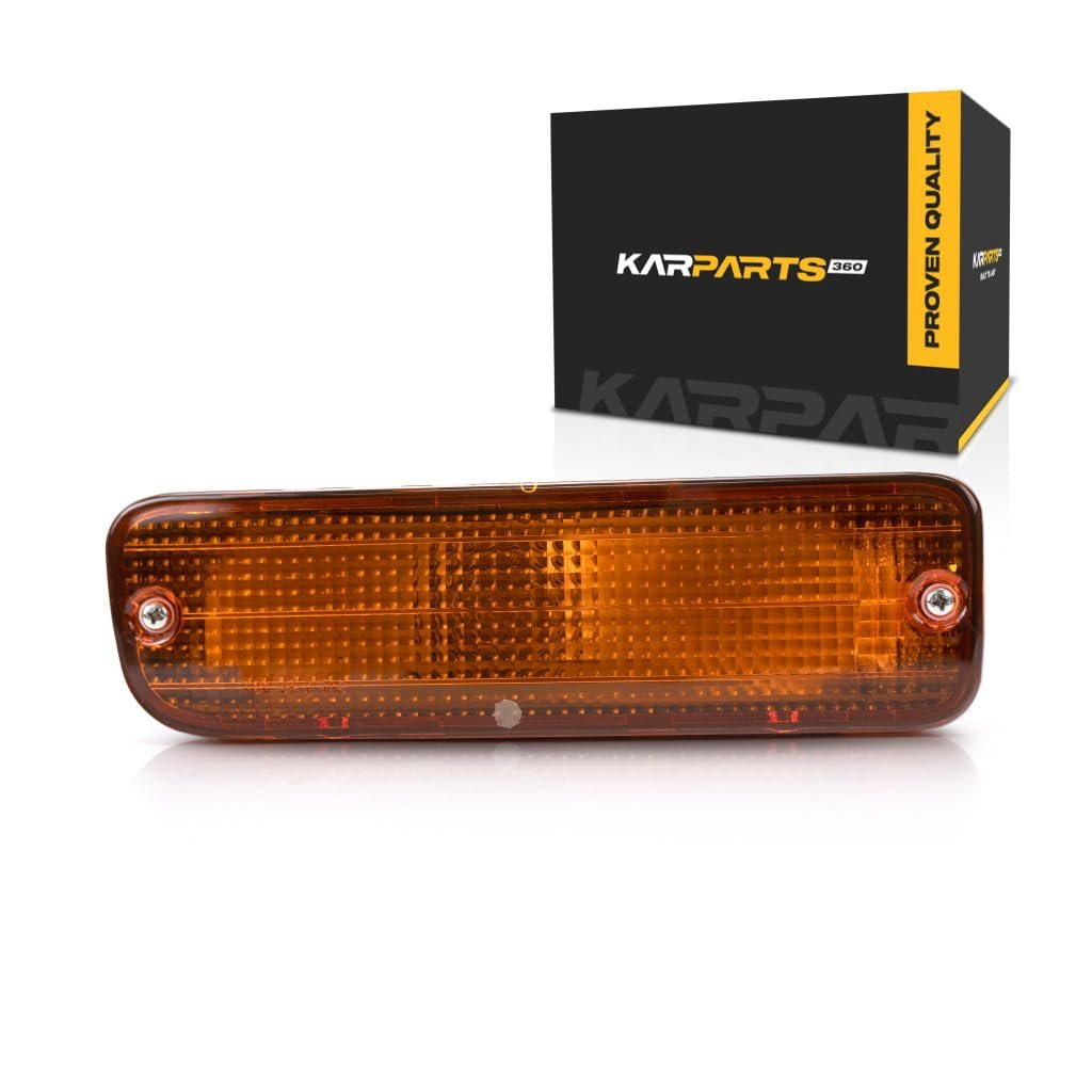 Front Passenger Side Turn Signal Light For Toyota Tacoma 1995 To 2000 Fits Base Dlx Sr5 Models Amber Lens With Bulbs To2531122