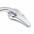 Httmt Mt382- Flame Side Motorcycle Mirrors Compatible With 1984-2014 Universal To Most H-d Bike Chrome