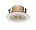 4 Inches Semi-frosted Lens Shower Trim For Line Voltage Recessed Light Lighting-white Fit Halo Juno 