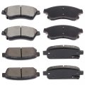 Ocpty Ceramic Brake Pads Front Rear Set 8pcs Fit For 2011-2015 Chevrolet Cruze 2016 Limited 2013-2016 Sonic