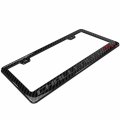 Ipick Image Made For Dodge Challenger R T 3d In Dark Gray On Real Carbon Fiber Abs Plastic License Plate Frame
