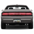 Ipick Image Made For Dodge Challenger R T 3d In Dark Gray On Real Carbon Fiber Abs Plastic License Plate Frame