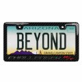 Ipick Image Made For Dodge Challenger R T 3d In Dark Gray On Real Carbon Fiber Abs Plastic License Plate Frame