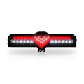 Full Led Rear Bumper Center Backup Reverse Brake Light Tail Running Fog Lamp Assembly Replacement For 2013-2020 Subaru Brz 